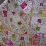 Patchwork quilt lap quilt s..