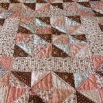 handmade baby quilt modern ..