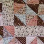 handmade baby quilt modern ..