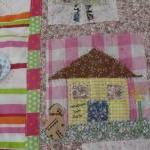 modern handmade patchwork q..