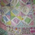 Girls Patchwork Quilt Hand..