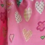 Pink Baby Blanket With Hea..
