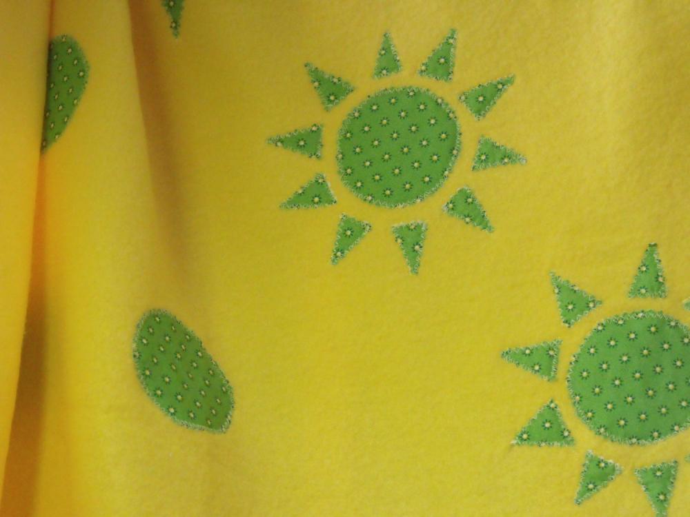 baby blanket yellow green toddler blanket play mat