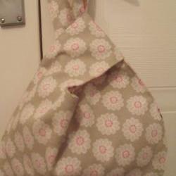 clutch bag handbag reversible bag knitting bag evening bag small tote bag knot bag pink cream